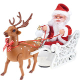 Moving Rentier Santa - Funny XMAS Sound mit Rudolf und Santa - trendz24.de